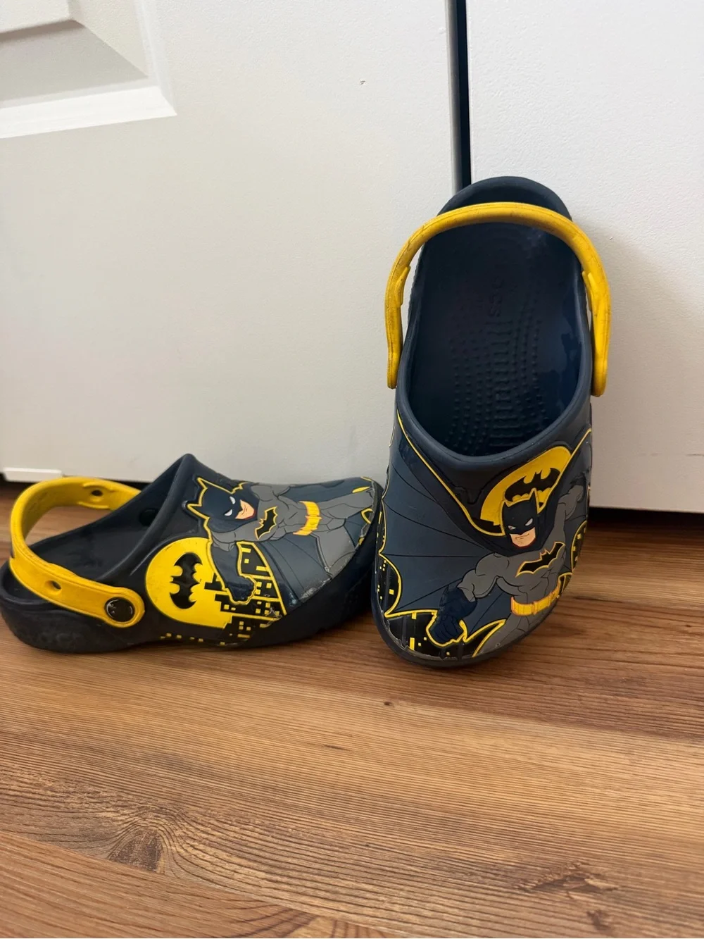 CROCS Batman Kids Clogs in Black and Yellow
